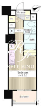 レムリア浅草 704 間取り図