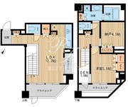 レジデンス三宿 101 間取り図