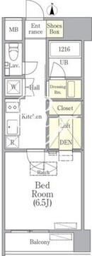 オール戸越 105 間取り図