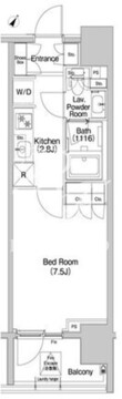 コンフォリア品川イースト 607 間取り図