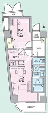 目黒ミシェルヨコマエ 305 間取り図