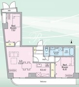 目黒ミシェルヨコマエ 602 間取り図 ?>