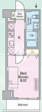 目黒ミシェルヨコマエ 402 間取り図