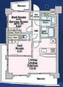 ラグゼナ平井ノース 110 間取り図