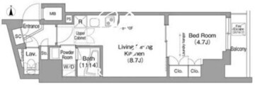 コンフォリア南品川 503 間取り図
