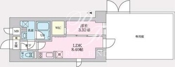 タスキプライムテラス後楽園 101 間取り図