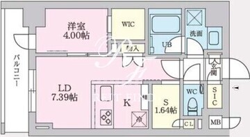 タスキプライムテラス後楽園 604 間取り図