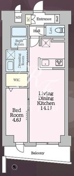 ラグゼナ平井サウス 304 間取り図