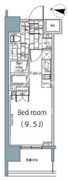 パークハビオ恵比寿 301 間取り図