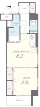 市ヶ谷二十騎町レジデンス 301 間取り図