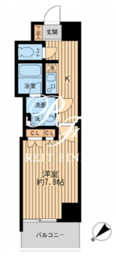 日本橋ファーストレジデンス 709 間取り図