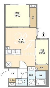 ウェルスクエア祖師ヶ谷大蔵 403 間取り図