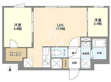 ウェルスクエア祖師ヶ谷大蔵 402 間取り図