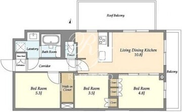 アジールコート練馬中村橋 316 間取り図