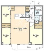 アジールコート練馬中村橋 418 間取り図