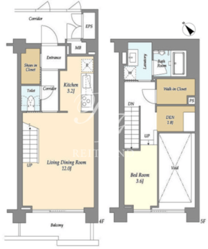 ガーデン原宿 504 間取り図