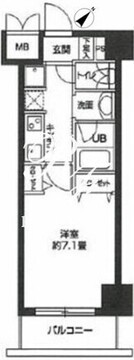 カスタリア用賀 303 間取り図