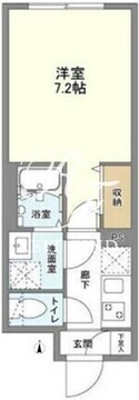 ウェルスクエア高円寺 202 間取り図