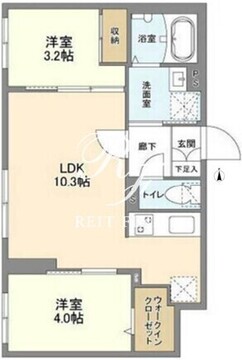 ウェルスクエア高円寺 303 間取り図