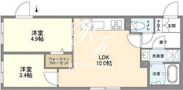 ウェルスクエア高円寺 103 間取り図
