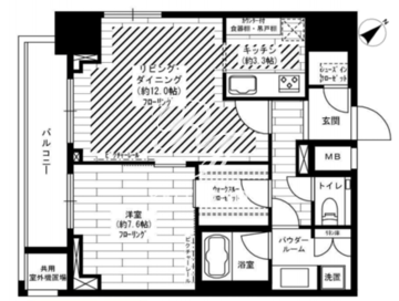 グランドコンシェルジュ六本木 2001 間取り図