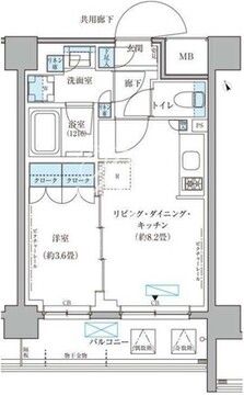 パークアクシス文京本郷 224 間取り図