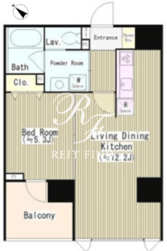 ユーストリア駒沢 206 間取り図