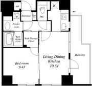 アリュージュ両国 1101 間取り図