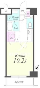 クレシェンテ月島 204 間取り図