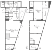 ミリアレジデンス乃木坂 101 間取り図