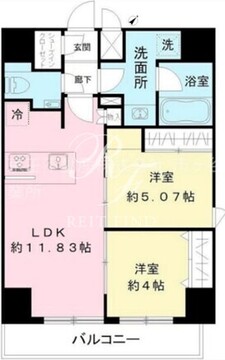 モディア駒沢 1002 間取り図