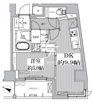 カーサケイト 201 間取り図