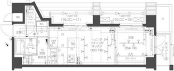 ズーム高田馬場ウエスト 310 間取り図