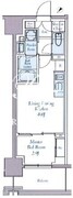 クレストコート東中野 603 間取り図