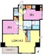 ハウオリ駒込 402 間取り図