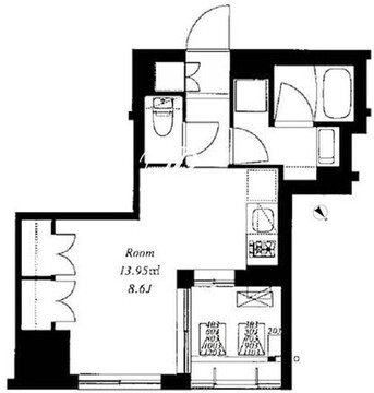 フレンシア浅草橋 1003 間取り図