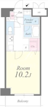 クレシェンテ月島 609 間取り図