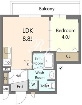 Ｒｅｆｒａｍｅ５池尻大橋 B001 間取り図