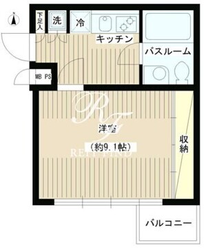 ジョイス広尾 204 間取り図