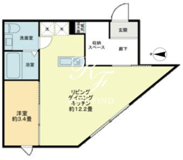 プレアス方南町 201 間取り図