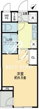 クロスレジデンス蒲田 1009 間取り図