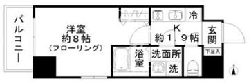 西田マンション 202 間取り図