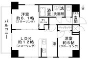 西田マンション 701 間取り図 ?>