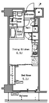 パークアクシス板橋 603 間取り図