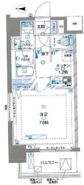 ジェノヴィア両国2グリーンヴェール 902 間取り図