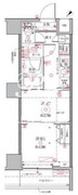 クレイシア門前仲町ザ・レジデンス 507 間取り図