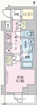 アークマーク方南町sta. 301 間取り図