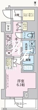 アークマーク方南町sta. 601 間取り図
