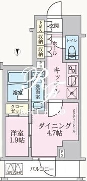 アークマーク方南町sta. 602 間取り図