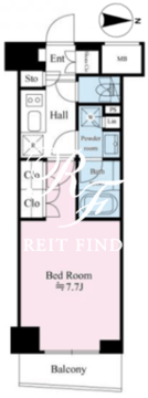 リテラス馬込 602 間取り図